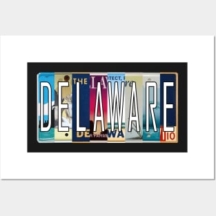 Delaware License Plates Posters and Art